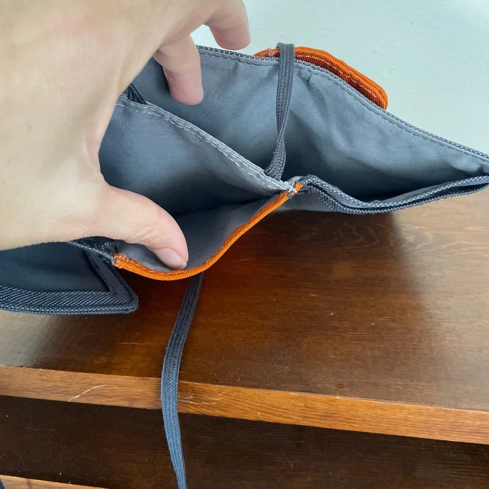 Samsonite Travel Passport Case Crossbody Bag Orange‎ gray wallet cardholder